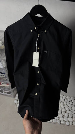 Lacoste Premium Black Oxford Shirt 1136