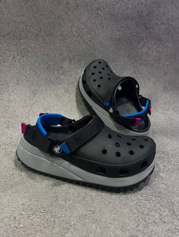 Crocs Classic Hiker Clogs black blue