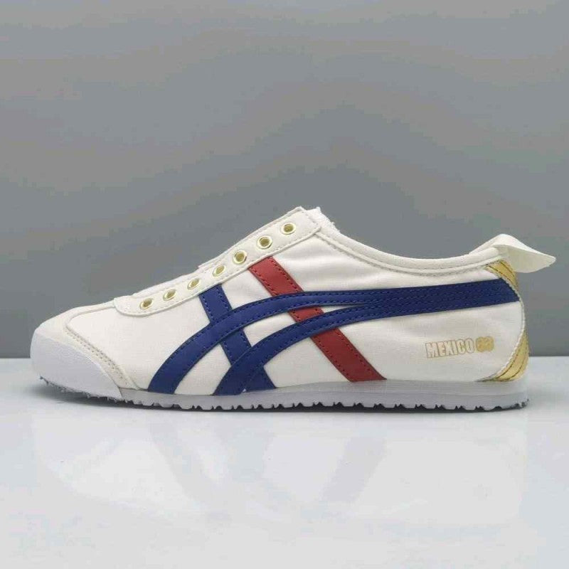 Onitsuka Tiger MEXICO 66 SLIP ON WHITE BLUE GOLD 1035