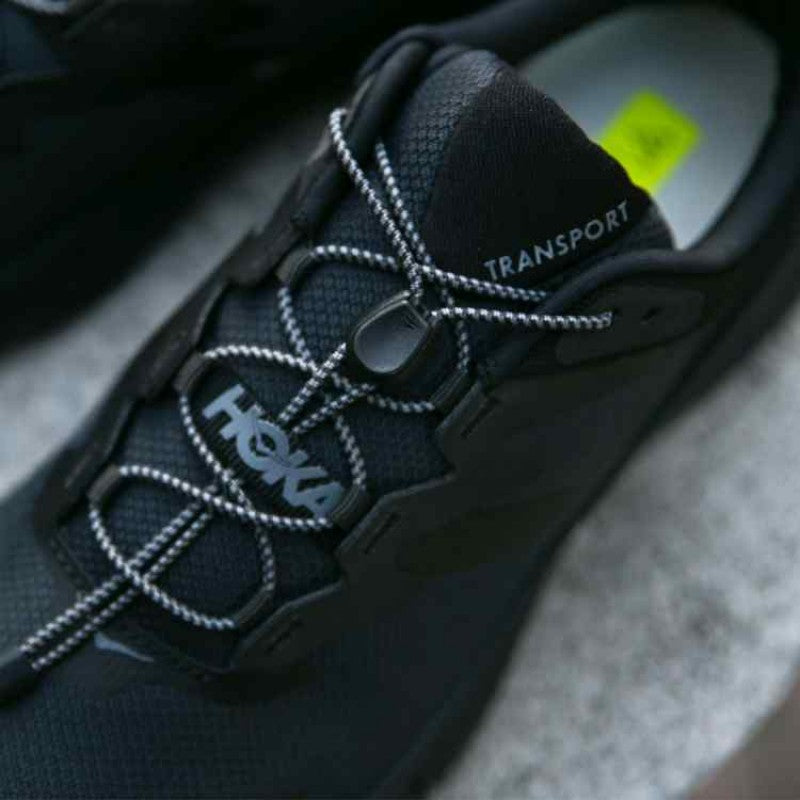 Hoka One One Mens Transport Shoes in BlackBlack 494