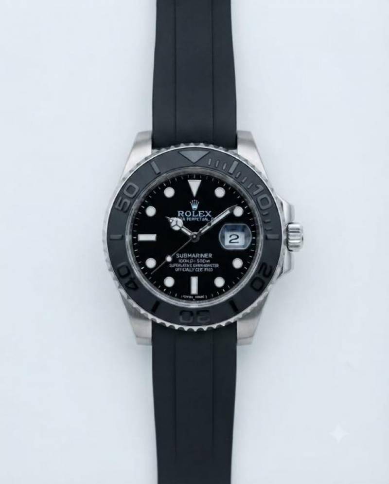 Rolex Yacht-Master silver black dail