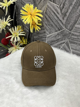 Loewe Brown Front Logo Premium Unisex Cap (With Safety Box)
