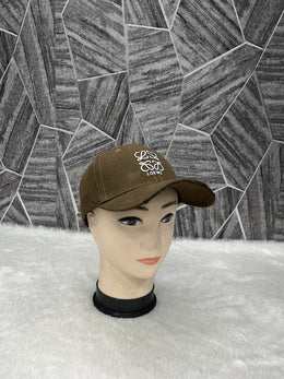 Loewe Brown Front Logo Premium Unisex Cap (With Safety Box)