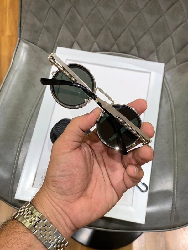 Imported silver changeable sunglass