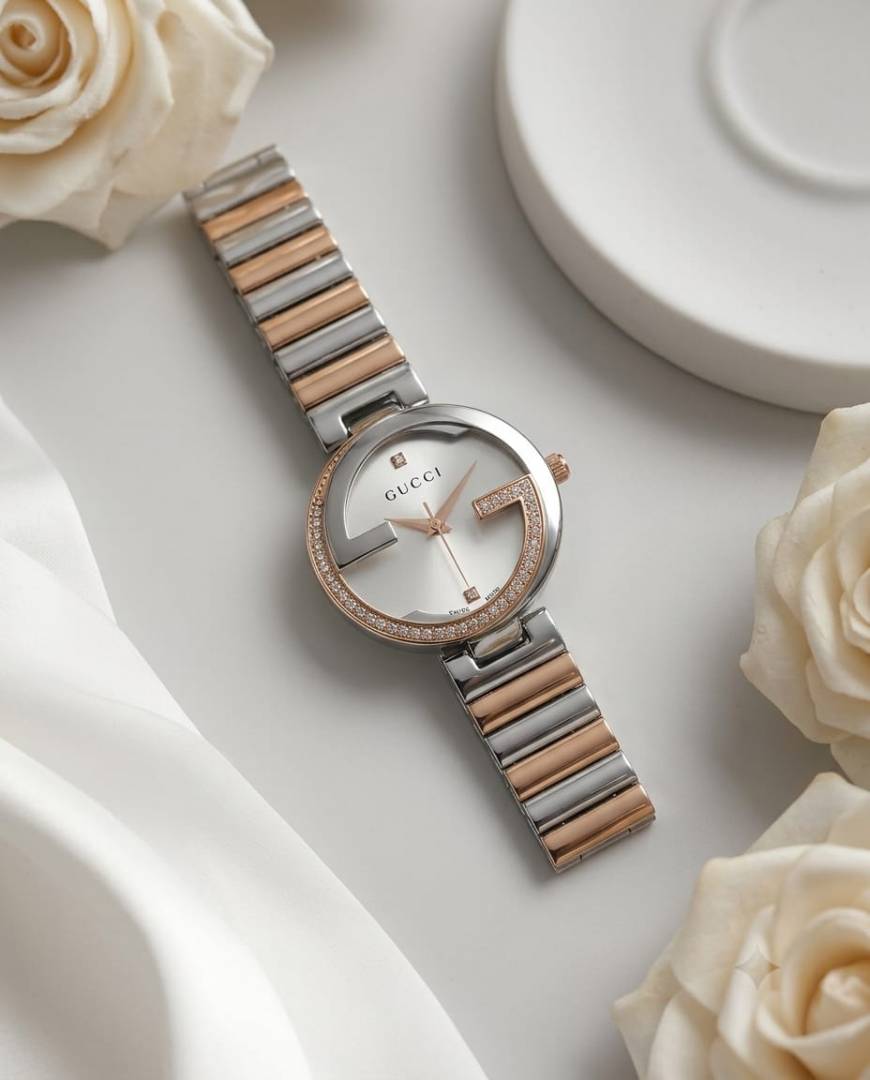 Gucci nterlocking G 2Ton Copper White