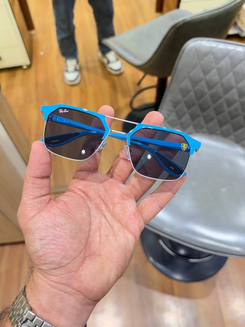 Ray-Ban 04 silver blue black