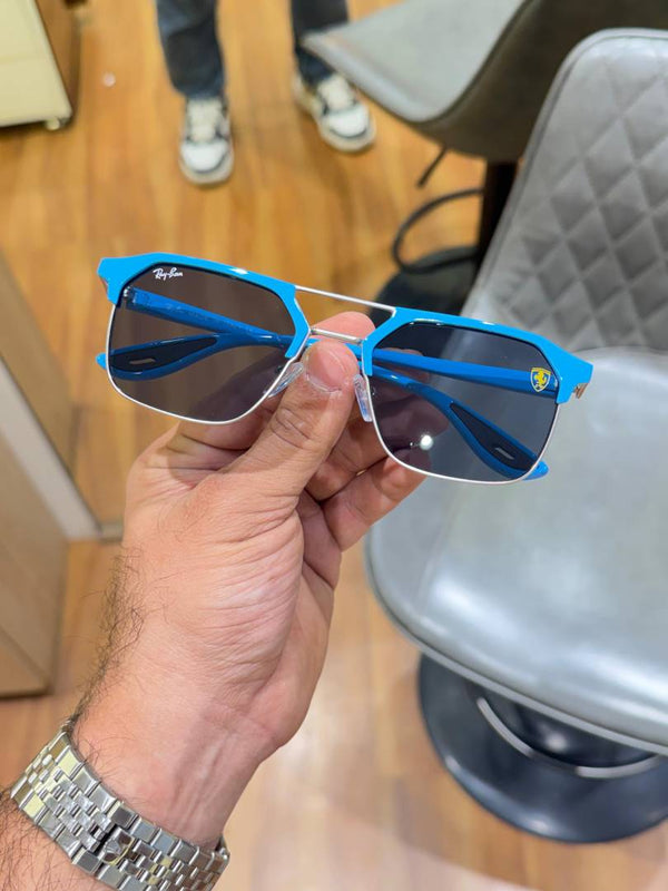 Ray-Ban 04 silver blue black