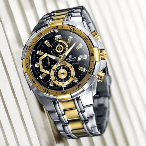 Casio Edifice Efr539 2Ton-Gold-White
