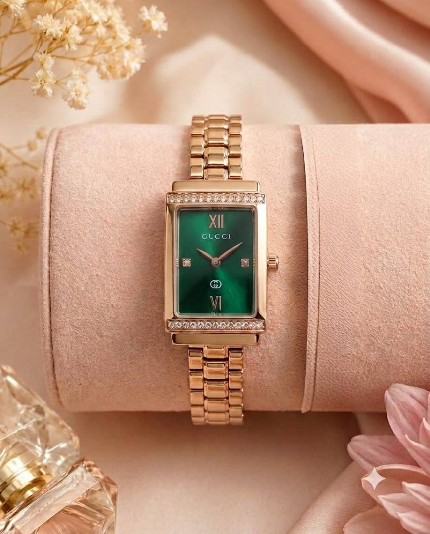 Gucci Frame Rectangular Copper green