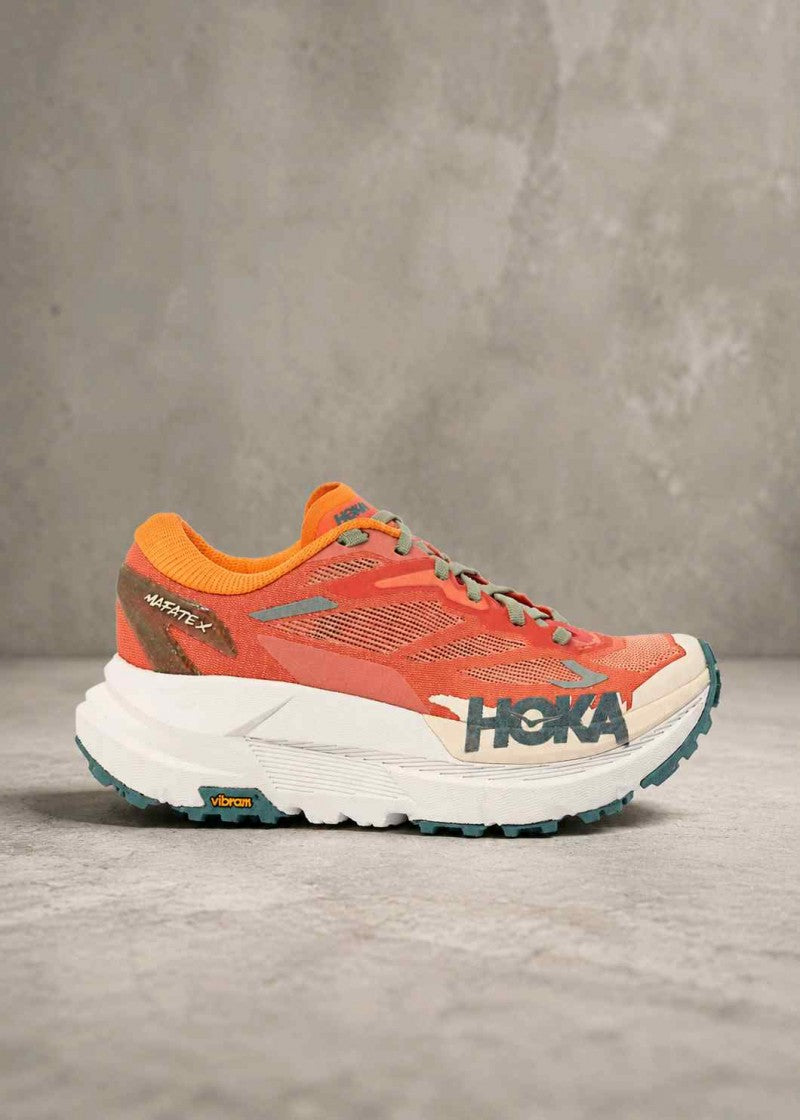 Hoka Mafate X Trail Running Feldspar Mountain Fog