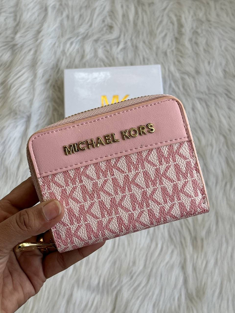 Michael Kors 119 Pink Mini Wallet With OriginalBox DustCover