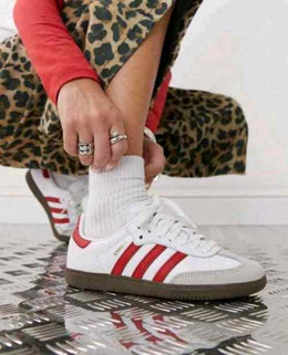 Addida s Samba OG White Red Women