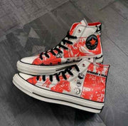 Dungeons & Dragons x Converesee. Chuck Taylor All Star High Egret Red