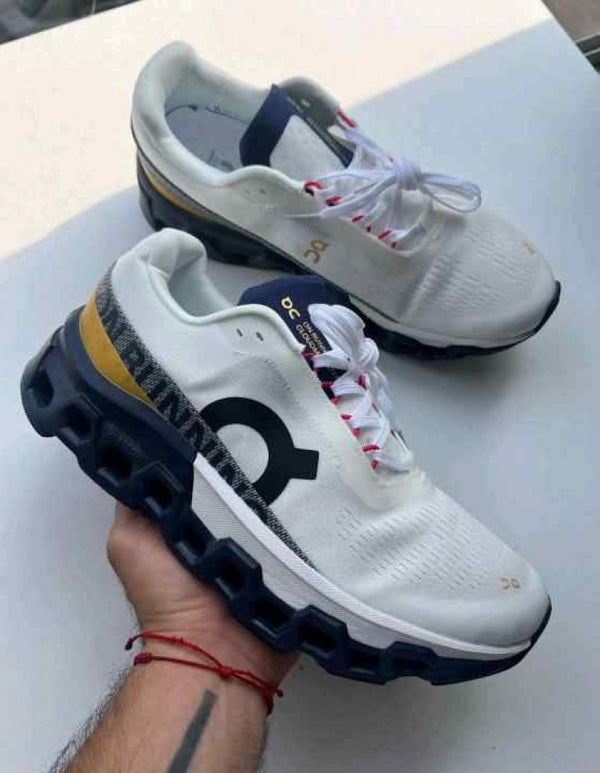 On running cloudmonster 2 white midnight navy 2705