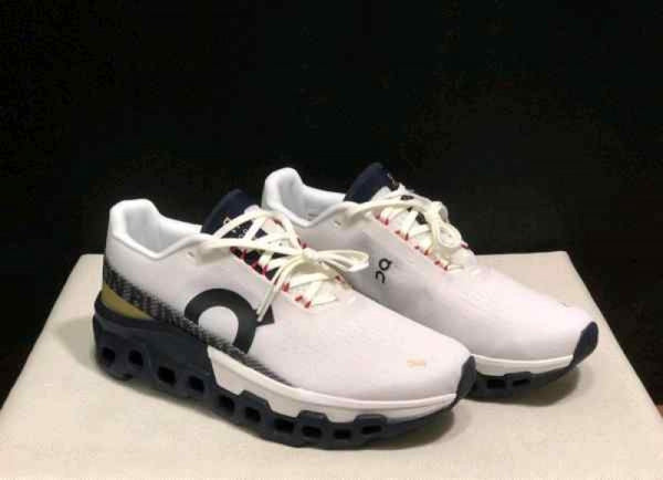 On running cloudmonster 2 white midnight navy 2705