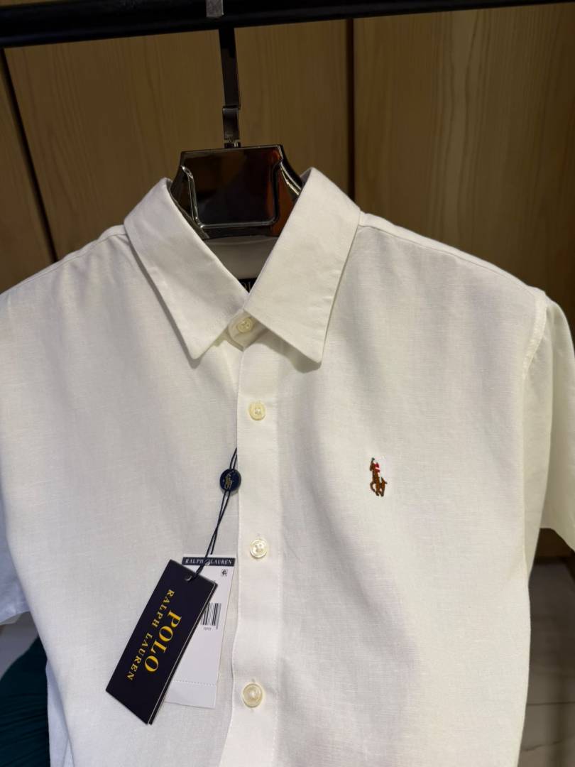 Ralph LAUREN P-OLO IMPORTED STORE ARTICLE SHIRT LINEN FABRIC