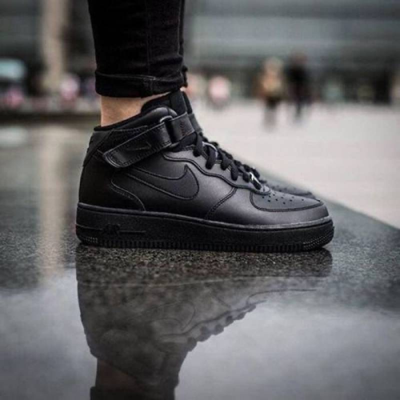 Nike Air Force 1 Mid Leather Black