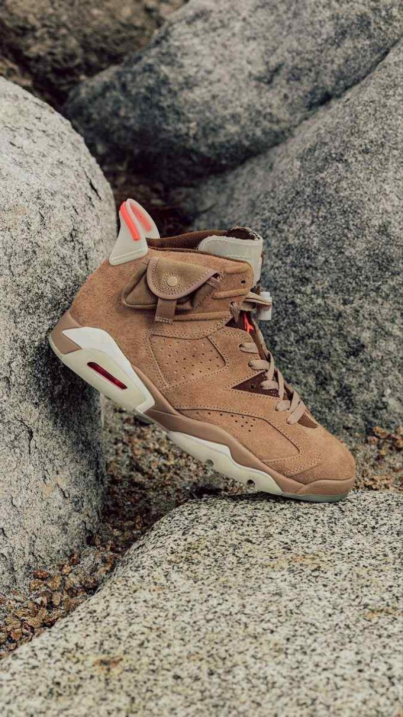 Travis Scott x Air Jordan 6 AJ6 - British Khaki