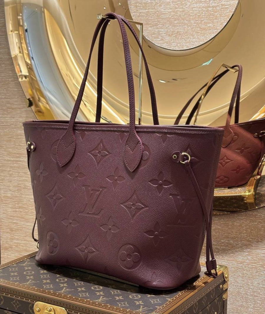 Louis Vuitton_Neverfull_Monogram_Empreinte_With_OriginAuldoubleBox_DustCover