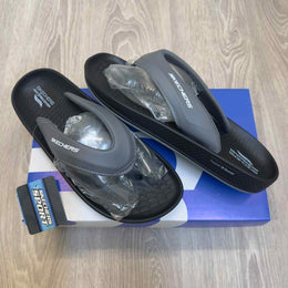 Skechers Hyper Burst Go Recover ArchFit Premium Grey Black Simplex