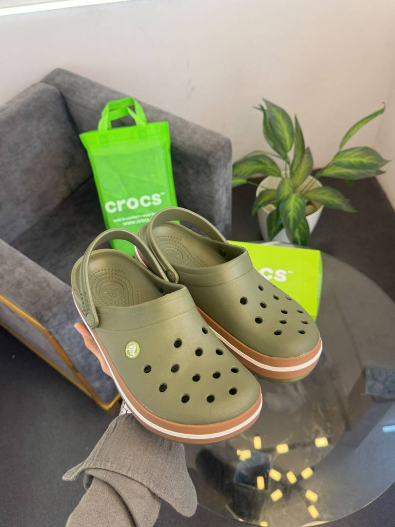 Crocs Crocband Gum Clog Khaki