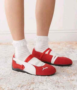 Puma Speedcat Ballet Suede Red White 2629