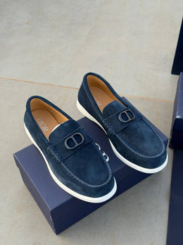Dior Premium Suede Loafer Navy