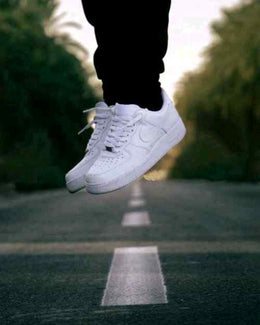 Niikee airforce 1 white pure leather heavy quality 164