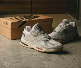 New Balencee 991v2 Of White Vintage Sport 1120