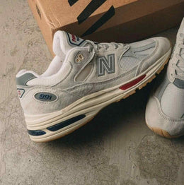 New Balencee 991v2 Of White Vintage Sport 1120