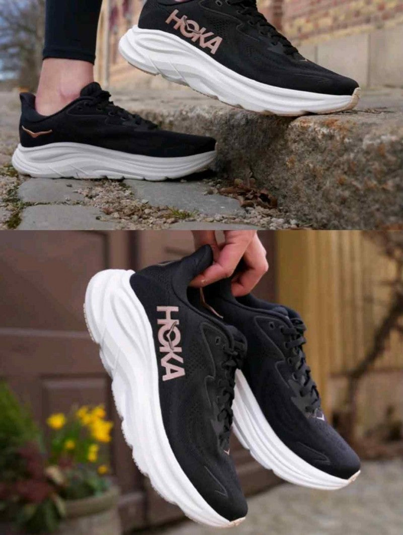 Hoka CLIFTON 10 Black Rose Gold