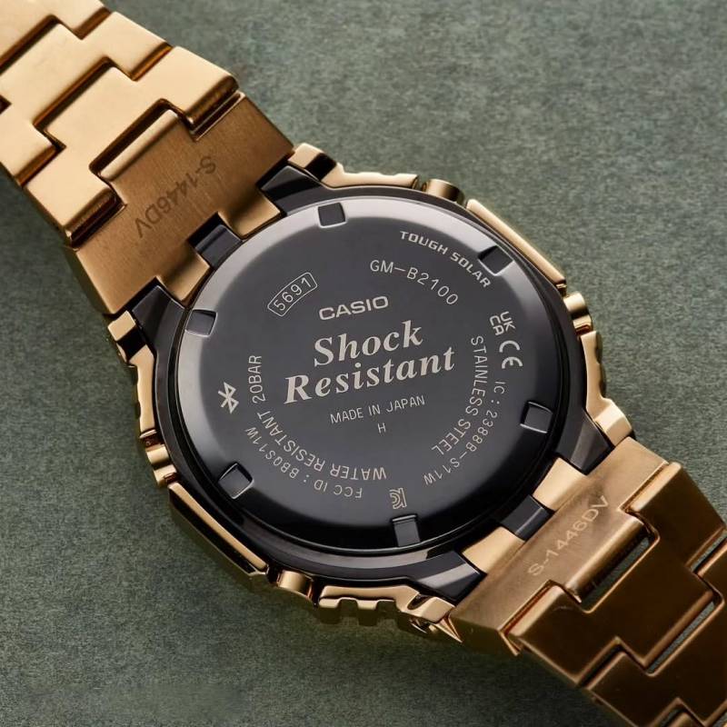 Casio G Shock Gmb2100 Japan gold