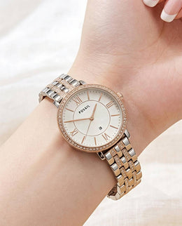 Fossil Jacqueline 2Ton Rose Gold White
