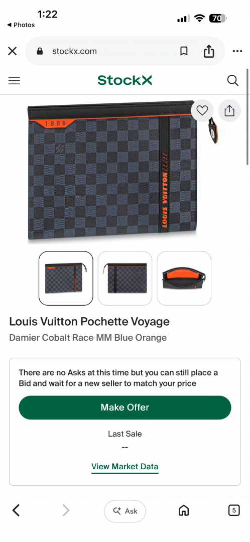 Louis Vuitton CB F5 Pochette Voyage Toiletry Pouch With OriginalBox & CarryBag DustCover SuperHighend