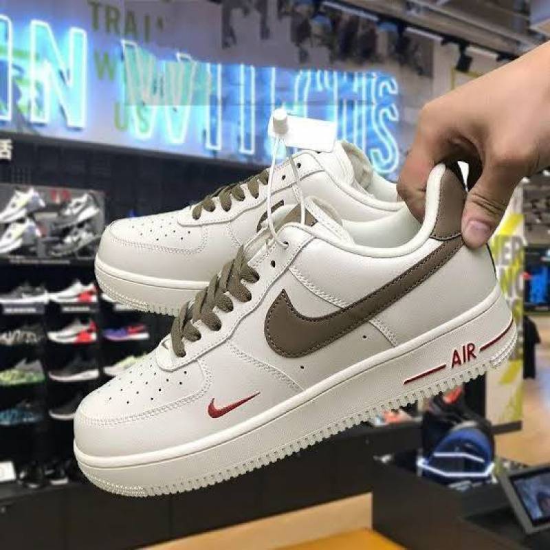 Nike Airforce 1 Mini Red Swoosh Coffee--sale