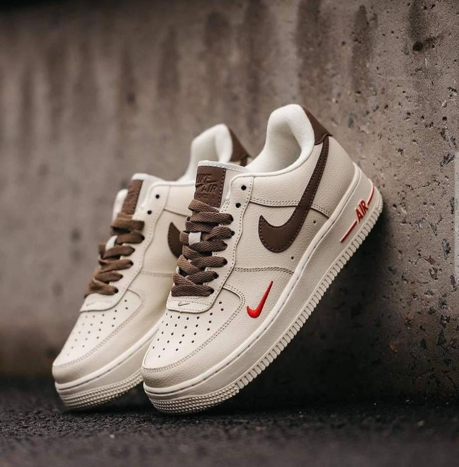 Nike Airforce 1 Mini Red Swoosh Coffee--sale