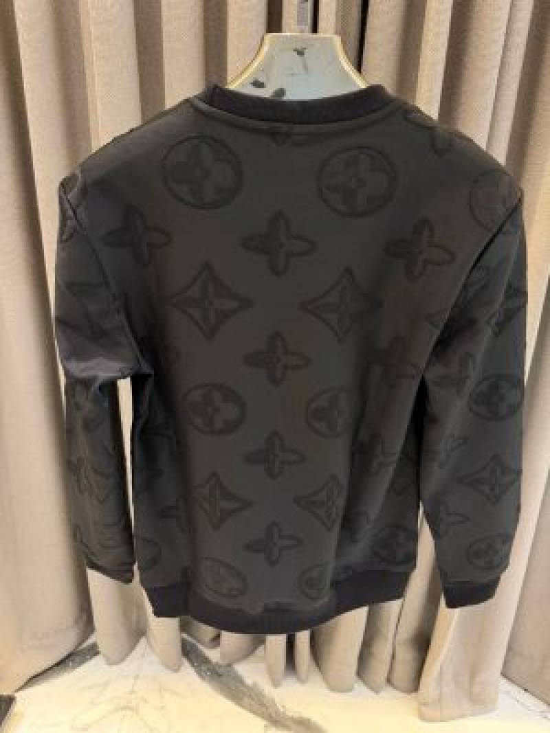Louis Vuitton imported sweatshirt Black