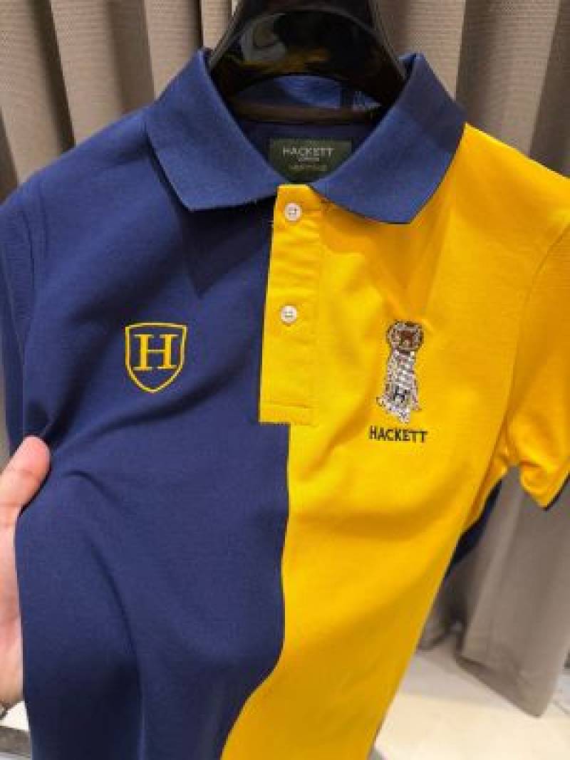Hackett Dual Colour Chest Logo Polo T-shirt