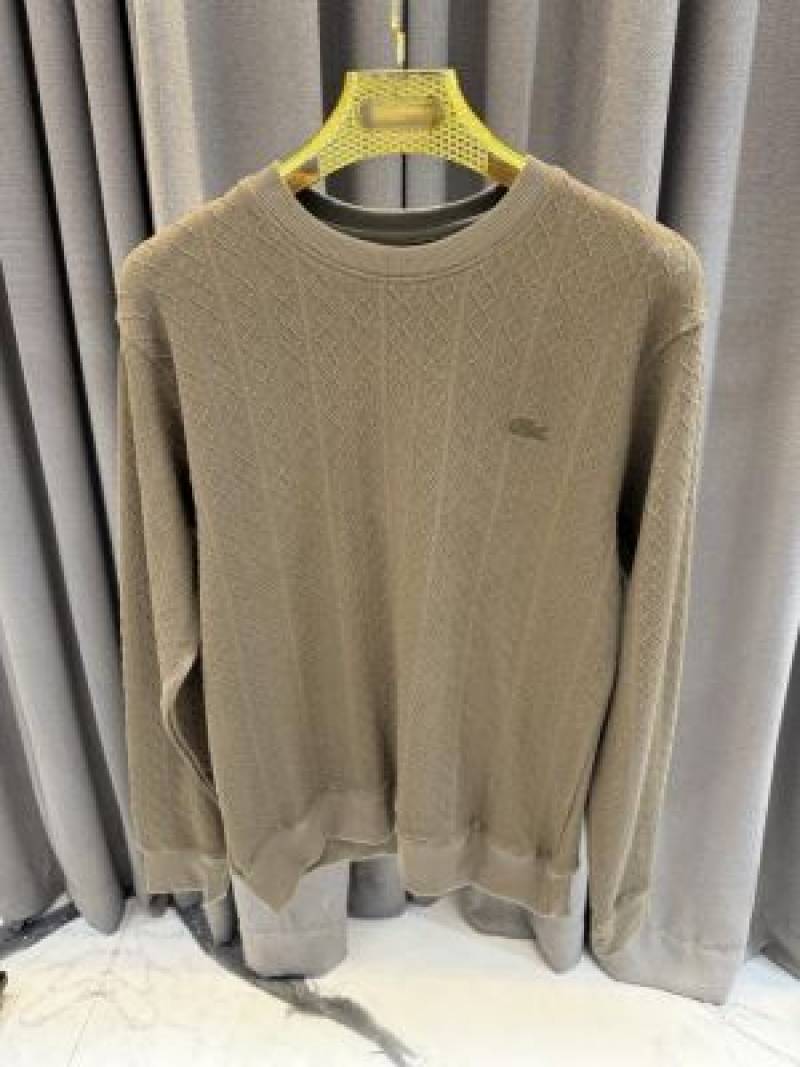 Lacost imported sweatshirt brown