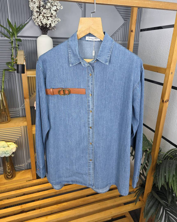Dio Logo Shirt Sky S128-SK