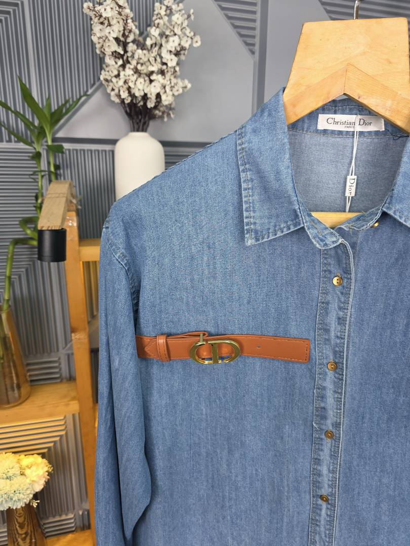 Dio Logo Shirt Sky S128-SK