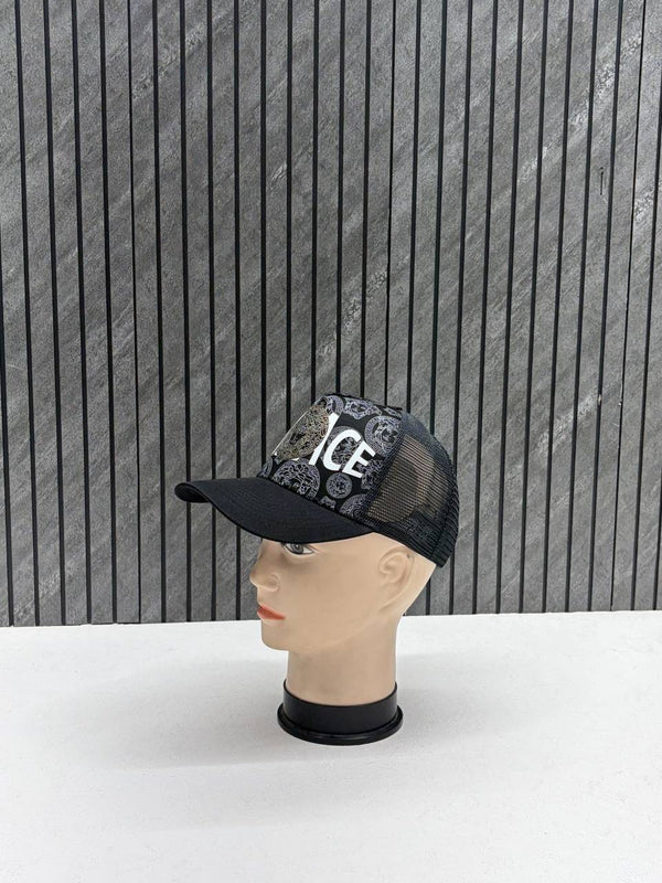 Versace Medusa Front Logo Premium Trucker Hat With Safety Box
