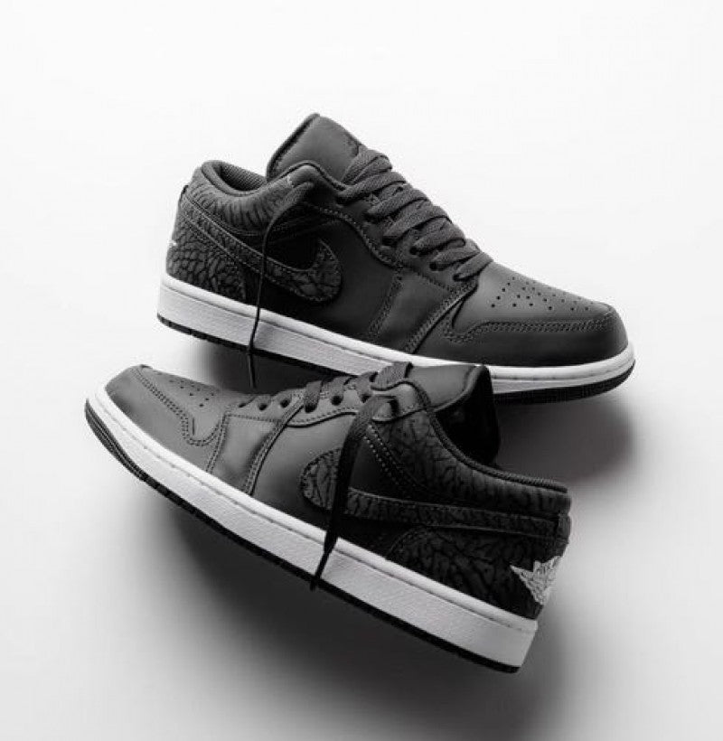 air jordan 1 low black elephant