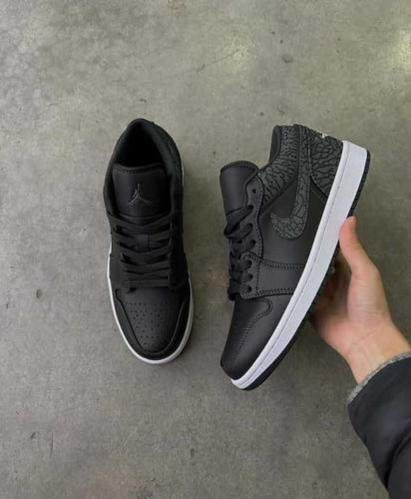air jordan 1 low black elephant