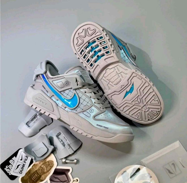 RTFKT X Nikkee Dunk Genesis Grey Blue 2048