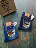 True Religio n Blue Shade Premium Imported Stretchable Lycra Fabric Straight fit Denim with Back Flap pocket Design 3403