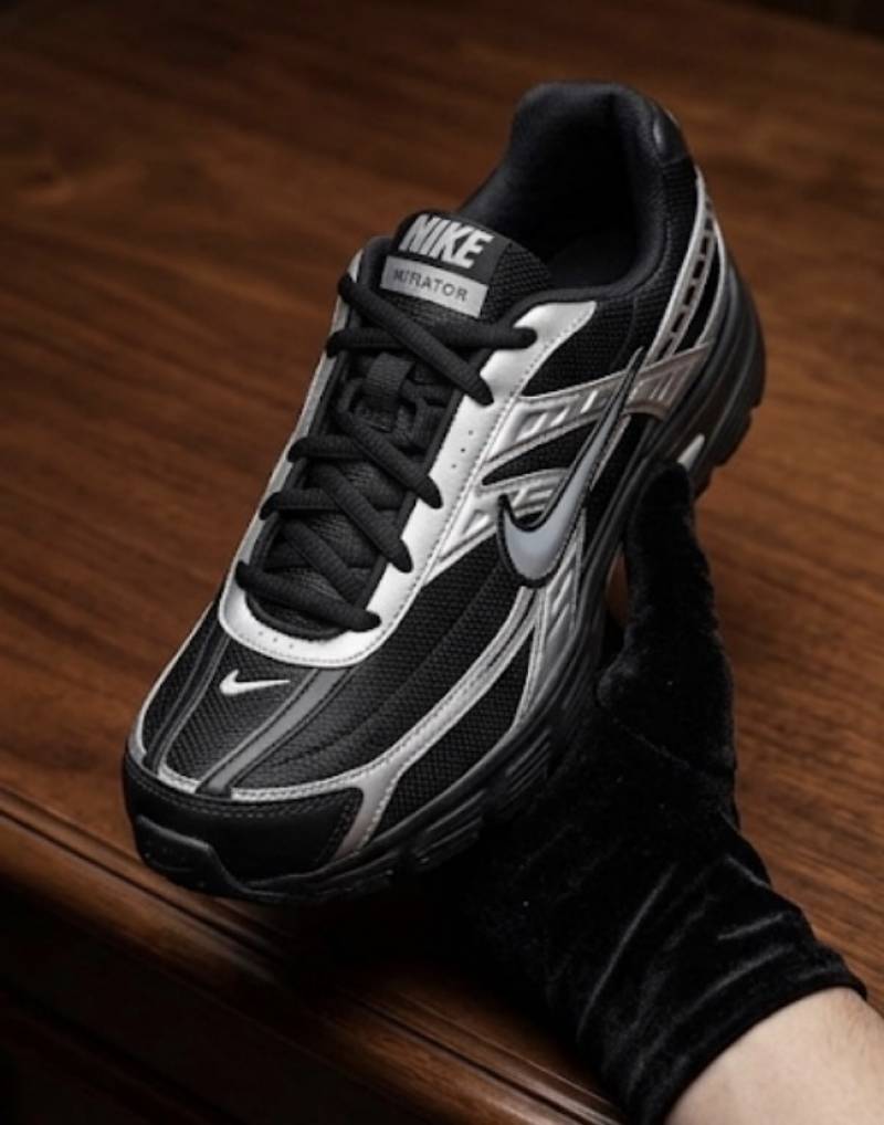 Nike initiator black silver sneakers fix