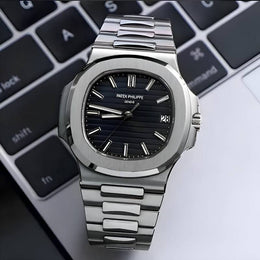 Patek phillippp_eNautilus Quartz Silver-Black