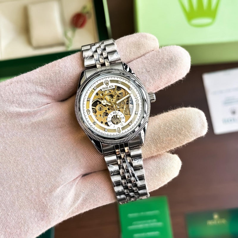 Rolex_Automatic_Silver_White