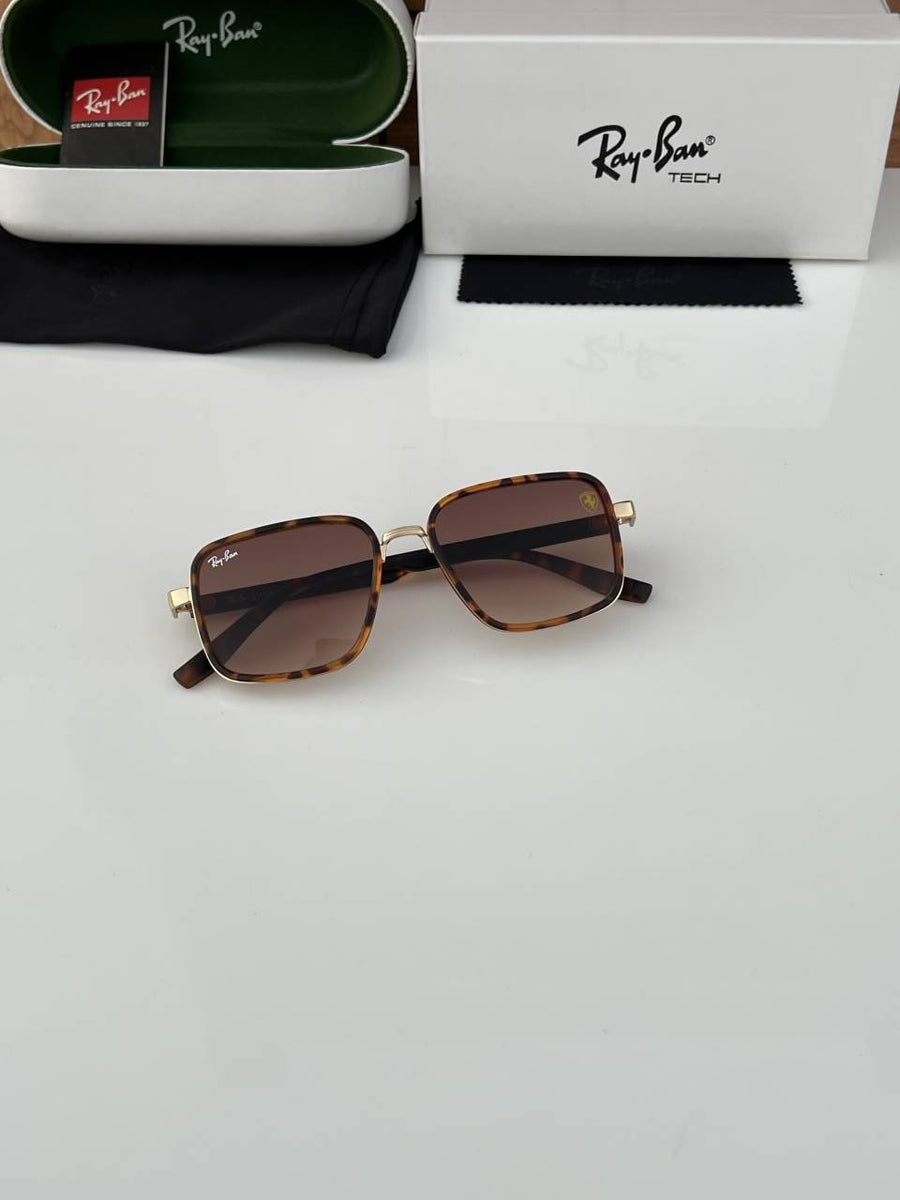 Ray-Ban 8840 gold brown tiger